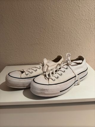 Converse platafotma talla 39 