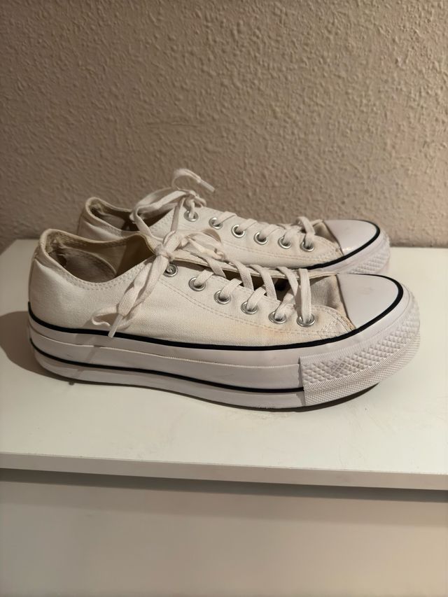 Converse platafotma talla 39