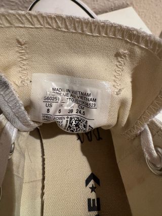 Converse platafotma talla 39 