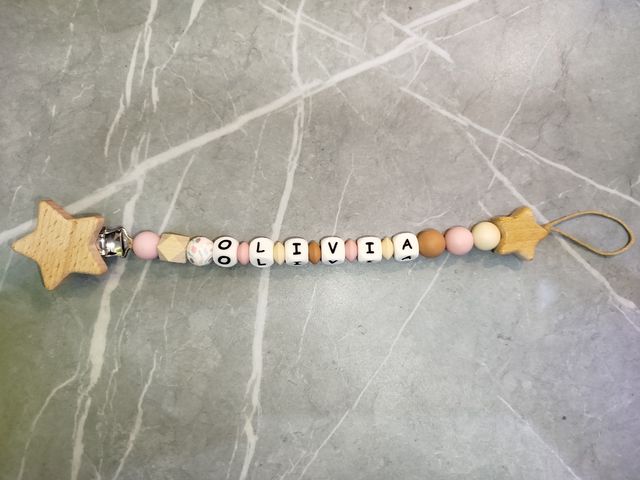 Chupetero de silicona personalizado