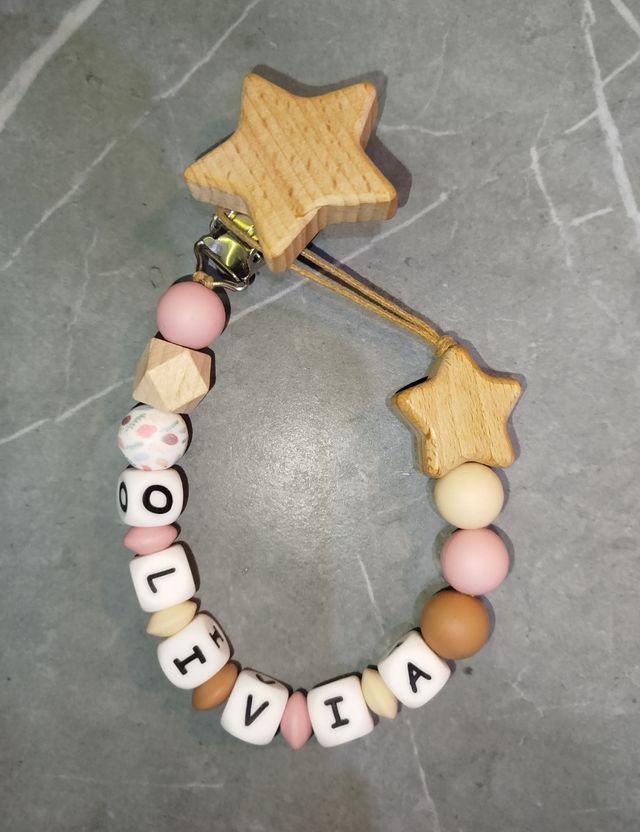 Chupetero de silicona personalizado