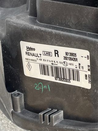 Faro delantero derecho Dacia Logan / Sandero