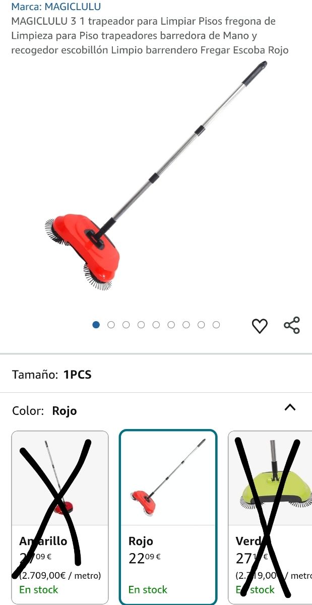 Limpieza Recogedor manual