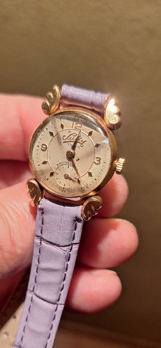 RELOJ SUIZO MUJER SULLY ORO 18K VINTAGE 