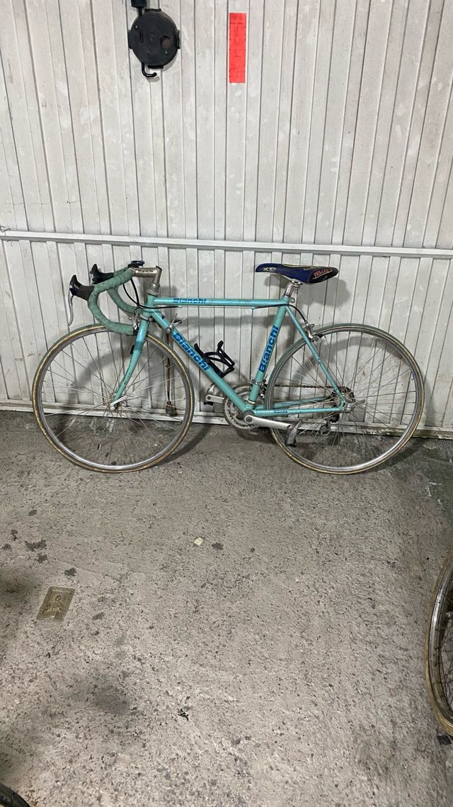 Bicicleta carretera bianchi antigua niño