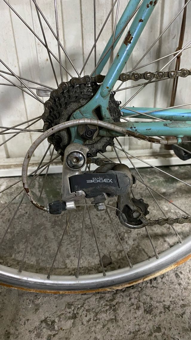 Bicicleta carretera bianchi antigua niño