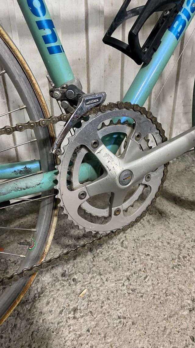 Bicicleta carretera bianchi antigua niño