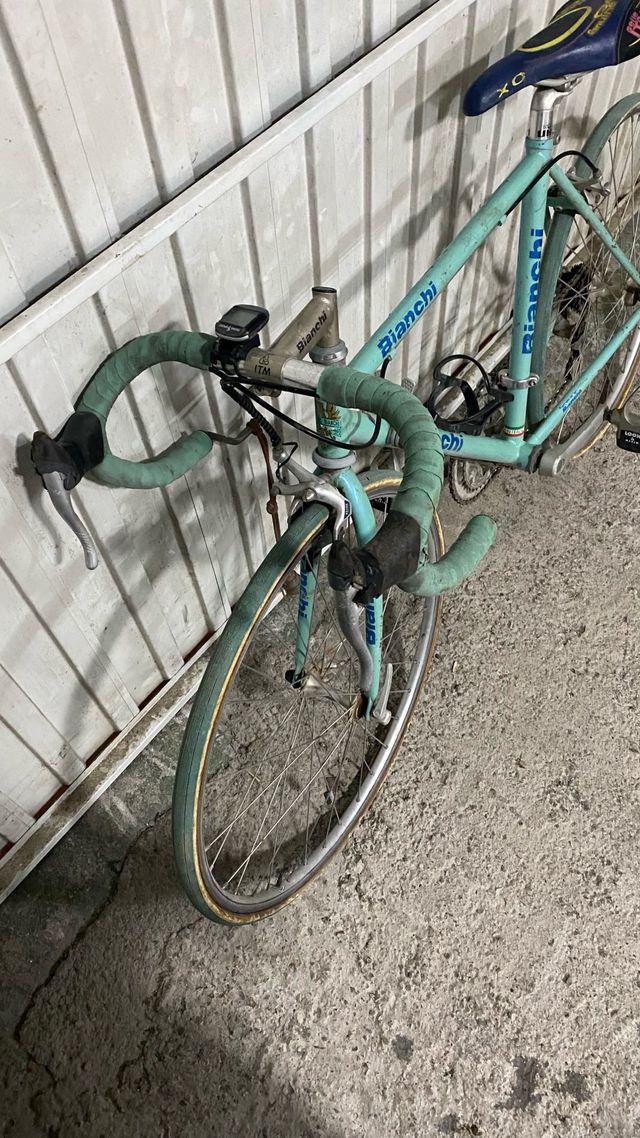 Bicicleta carretera bianchi antigua niño