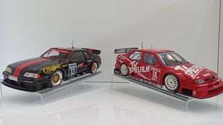 Supporti inclinati su 2 assi modellismo 1/18