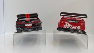 Supporti inclinati su 2 assi modellismo 1/18