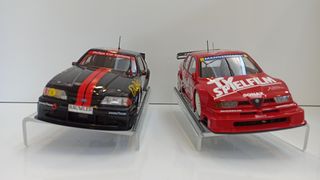 Supporti inclinati su 2 assi modellismo 1/18