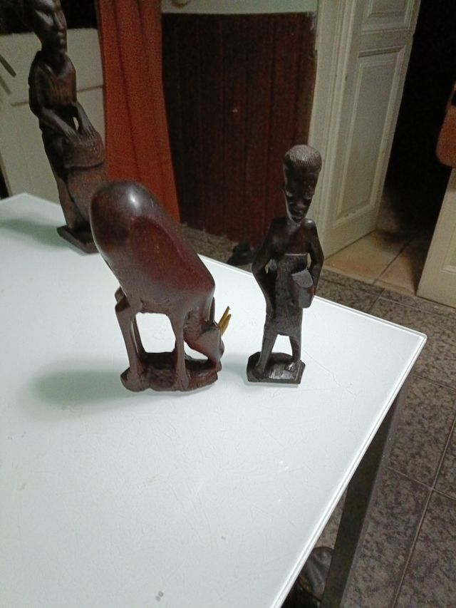 Figuras ébano original africa