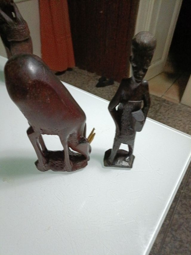 Figuras ébano original africa