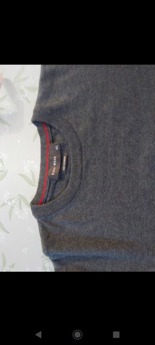 Jersey gris EASY WEAR, algodon, talla 4-L