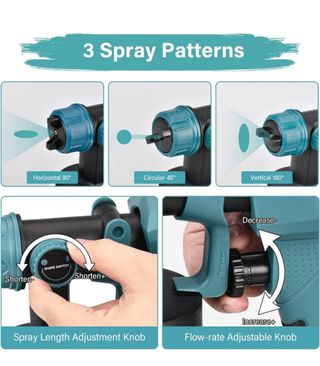 Pistola de pintura 1200 ml 700W