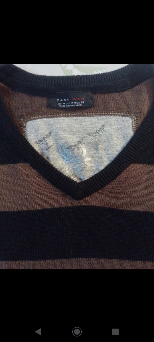 Maglione ZARA MAN marrone nero, taglia M