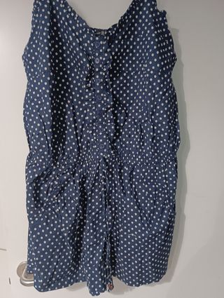 Mono corto azul lunares talla 46