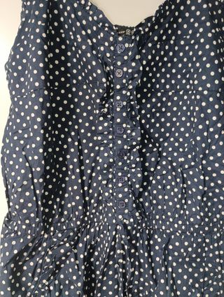 Mono corto azul lunares talla 46