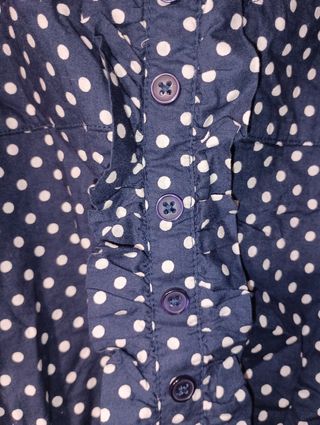Mono corto azul lunares talla 46