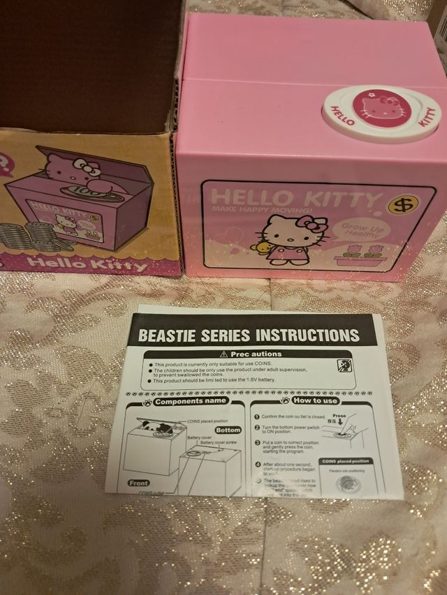 Hello kity hucha , nueva se equivocaron de modelo 