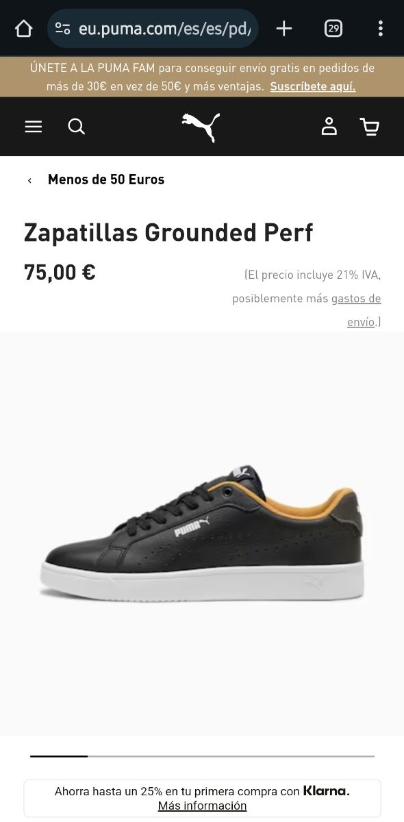 Zapatillas Puma Grounded Perf