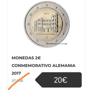 Monedas 2 euros Alemania