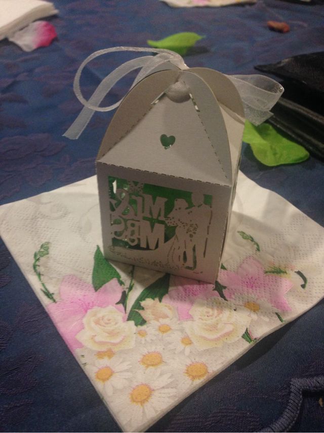 Scatoline portaconfetti matrimonio