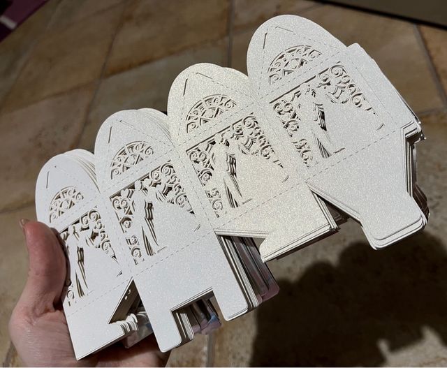 Scatoline portaconfetti matrimonio