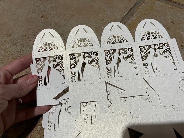 Scatoline portaconfetti matrimonio