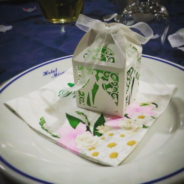 Scatoline portaconfetti matrimonio