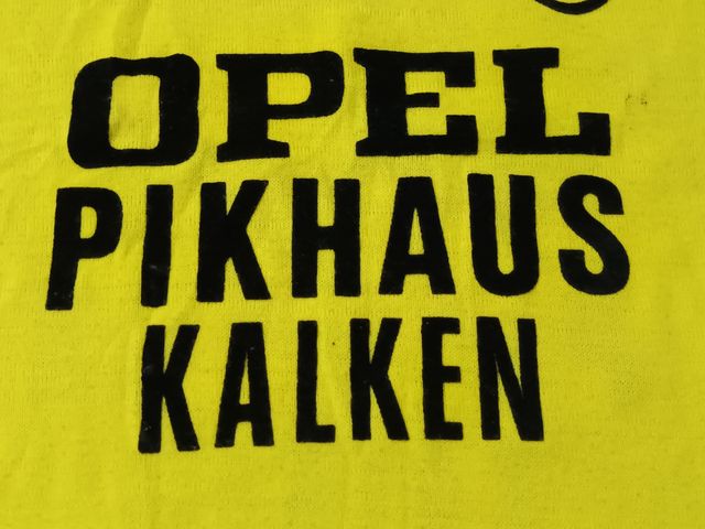 Vintage 70-80's  MAILLOT OPEL  (MADE IN BELGIUM)