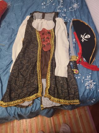 disfraz pirata chica