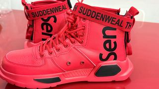 FUSHITON Zapatillas Altas de Moda para Hombre