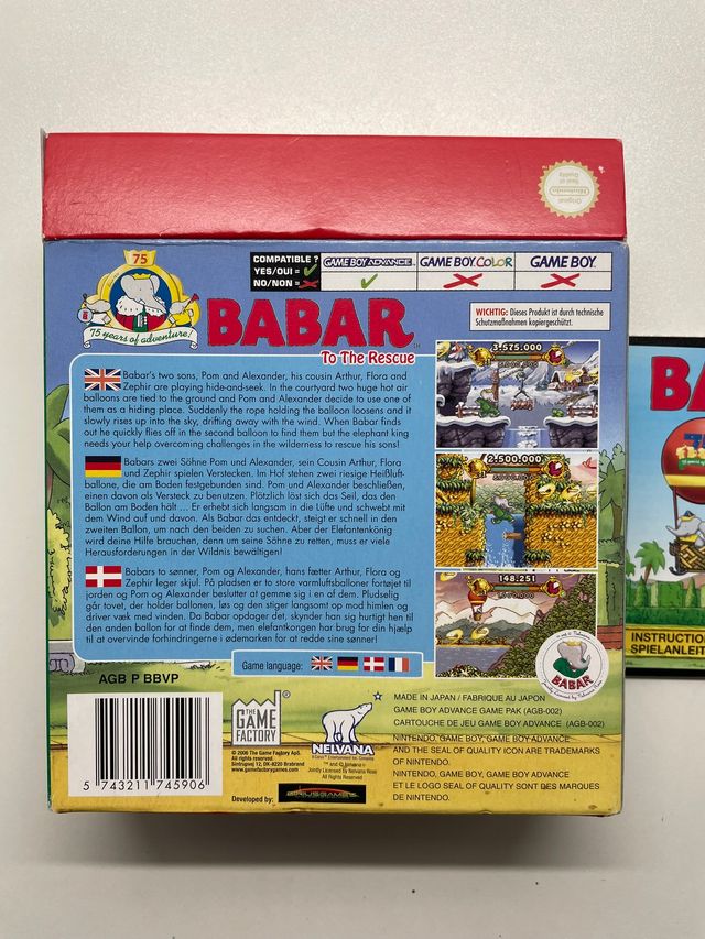 Babar to the Rescue - Game Boy Advance
