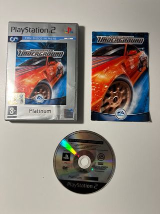 Need for Speed Underground PS2 Platinum