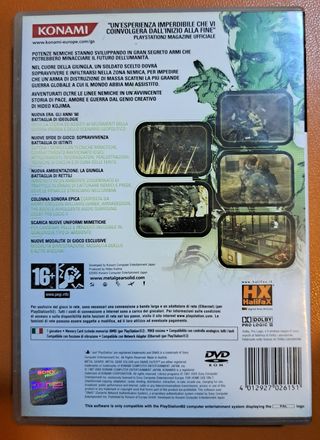 Metal gear solid 3 - ps2