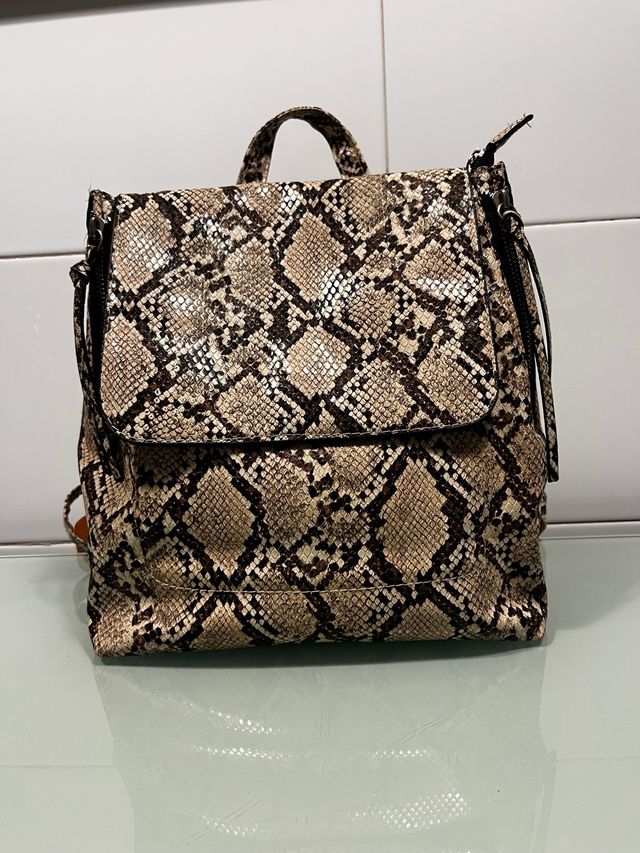 Mochila animal print serpiente