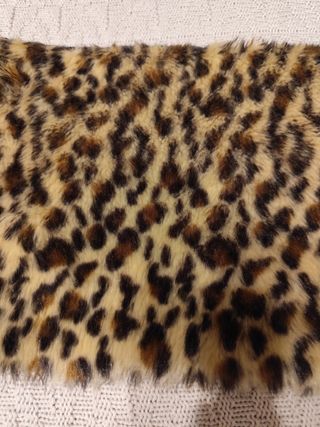 Bufanda de pelo de leopardo