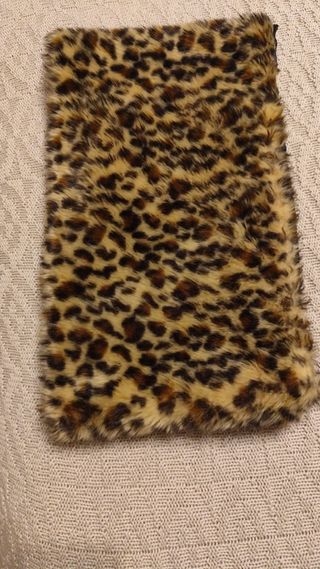 Bufanda de pelo de leopardo