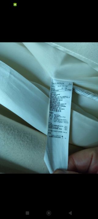 Cappotto bianco per donn marca Benetton 