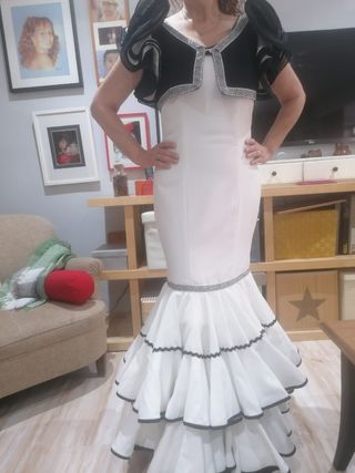 Vestido de sevillanas talla 38