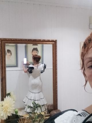 Vestido de sevillanas talla 38