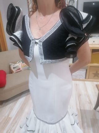 Vestido de sevillanas talla 38