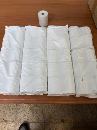Rollos de papel termico.