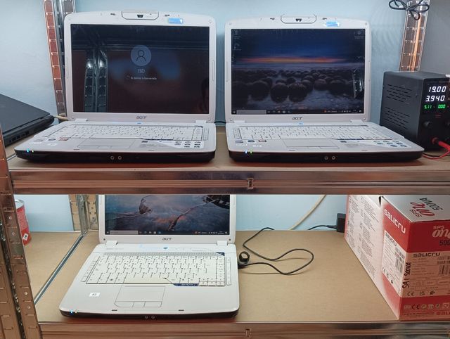 3x Portátil Acer 5920G ATI Radeon 3470 SSD HDD