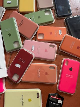 Fundas iphone lote de 37 fundas aproximadamente