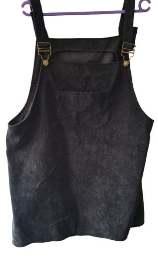 Peto tirantes negro mujer