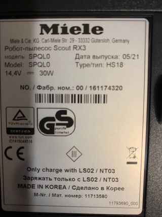 Miele Scout Rx3 con mando