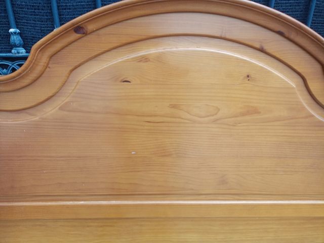 Testiera doppia in legno massello