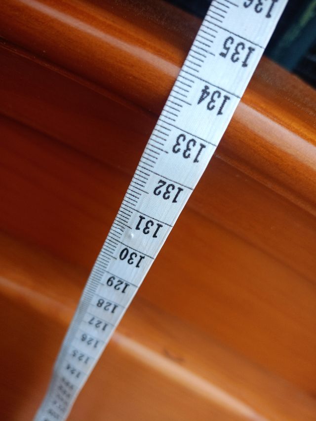 Testiera doppia in legno massello